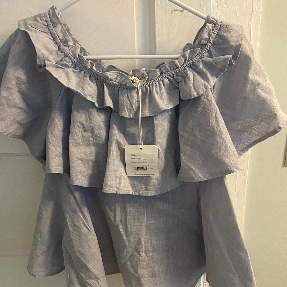New with tag off shoulder top